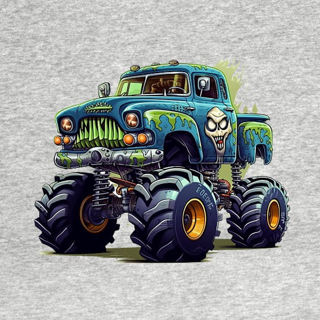 Halloween Monster Truck by julia_printshop